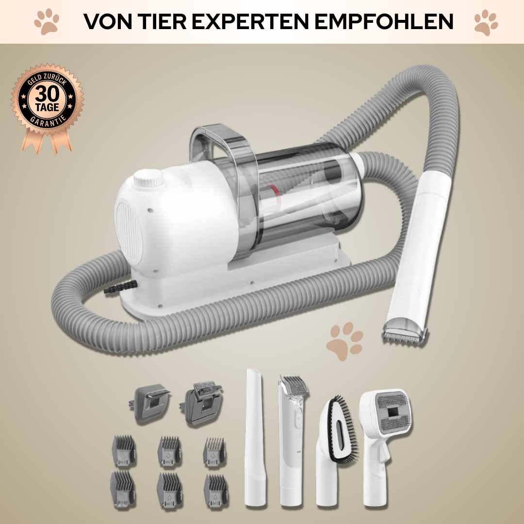 Saint & Coco – 5-in-1 Premium Haustier-Grooming & Saug-Set